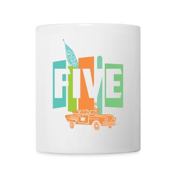 Five years old - Mug - white - Front