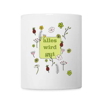 alles wird gut - Tasse - Weiß - Vorne