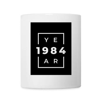Design Numérique Année 1984 Rétro Moderne - Mug blanc - blanc - Devant