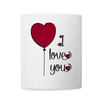 T-shirt pour les amoureux - Mug blanc - blanc - Devant