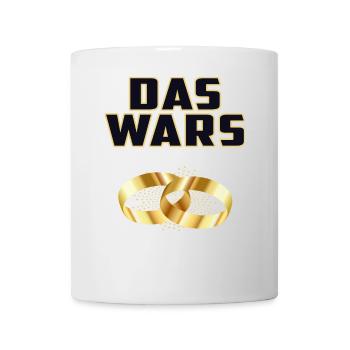 Das war´s wir Heiraten - Tasse - Weiß - Vorne