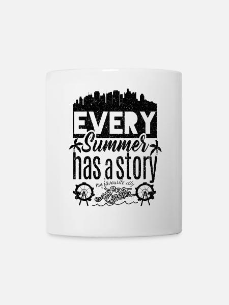 Jeder Sommer hat eine Geschichte, Los Angeles meine Stadt - Tasse - Weiß