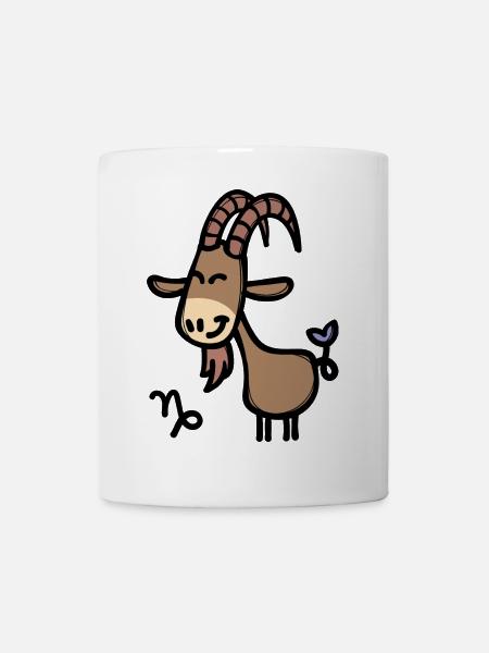 Astrologie Steinbock Tierkreiszeichen Astronomie - Tasse - Weiß