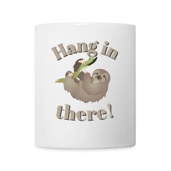 Hang in There - Motivational Theme - Tasse - Weiß - Vorne