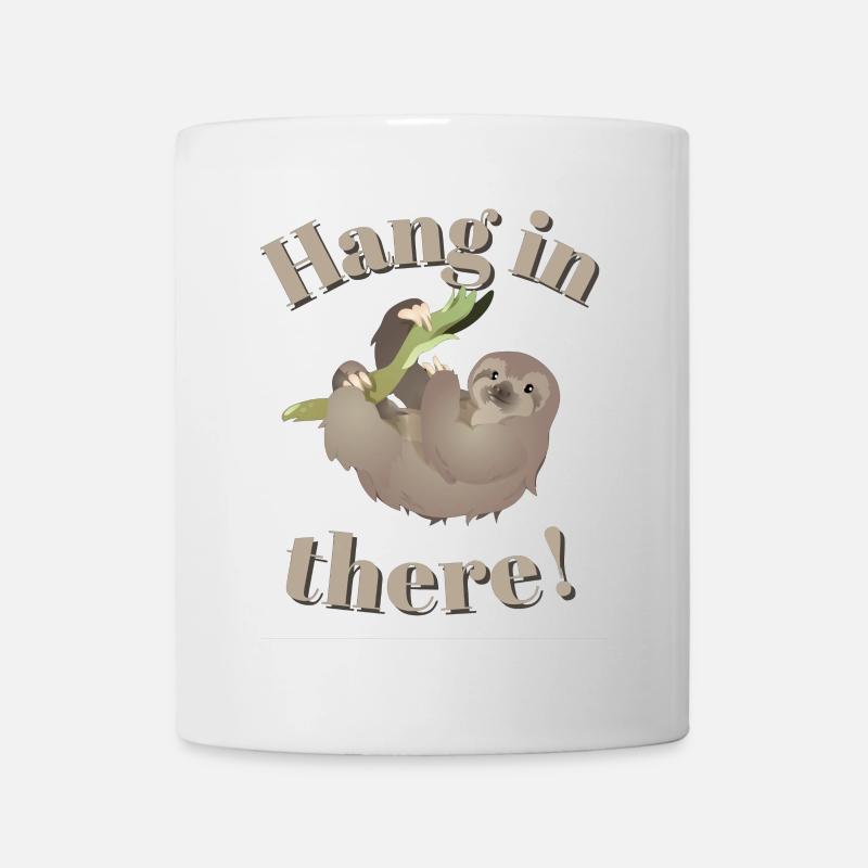 Accrochez-vous - Thème de motivation - Mug blanc - blanc