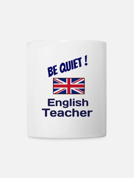 Idée cadeau prof d'anglais - Mug blanc - blanc