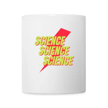 Neon-Wissenschafts-Bolzen-Design - Tasse - Weiß - Vorne