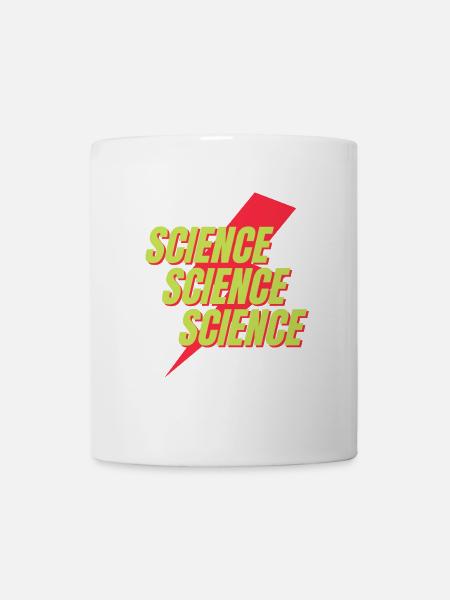 Neon Science Bolt Design - Mug - white