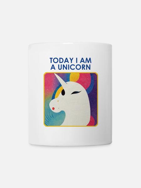 Unicorn with Motto – Unique Design - Mug - white
