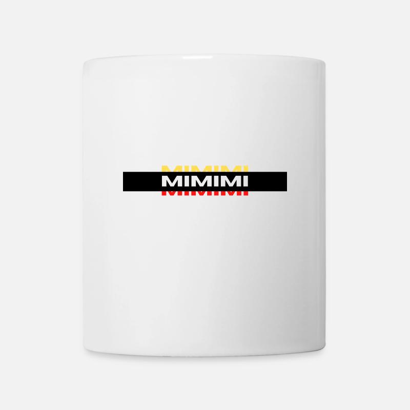 Logo tricolore MIMIMI - Mug blanc - blanc