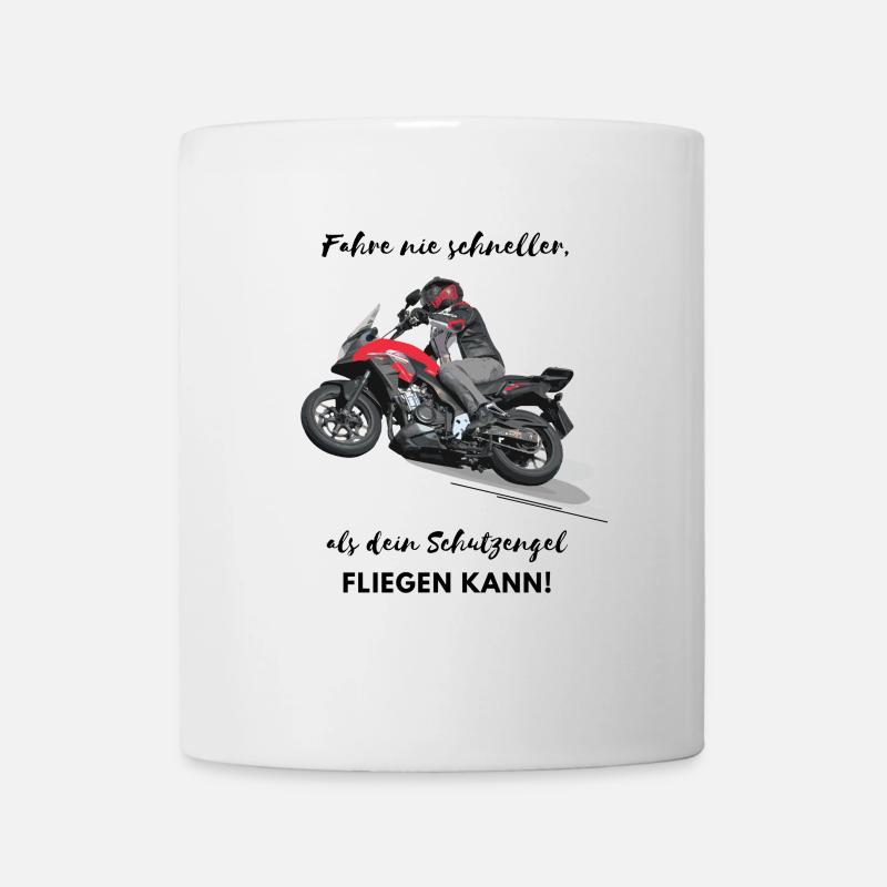Motorrad Art - Tasse - Weiß