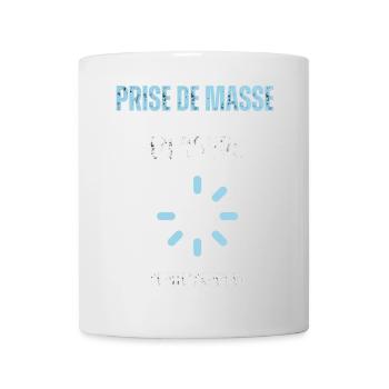 Prise de masse en cours - Mug blanc - blanc - Devant