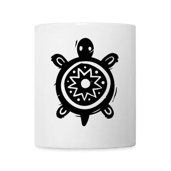 Schildkröte Tribal - Tasse - Weiß - Vorne