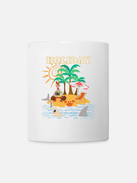 ART de vacances - Mug blanc - blanc