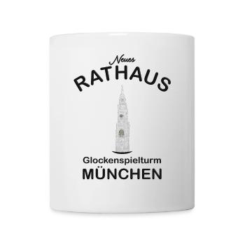 München Glockenspielturm Neues Rathaus - Tasse - Weiß - Vorne