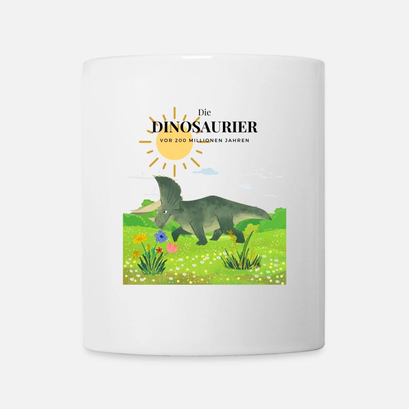 Dinosaurier ART - Tasse - Weiß