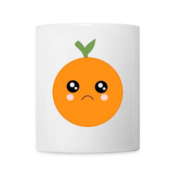 Kawaii Oranges Kawaii Fruits Kawaii Fruit - Mug blanc - blanc - Devant