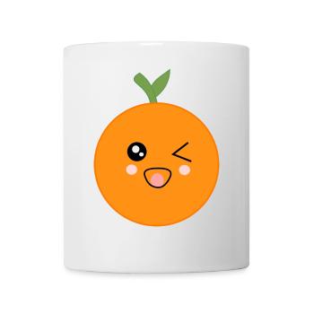 Kawaii Oranges Kawaii Fruits Kawaii Fruit - Mug - white - Front