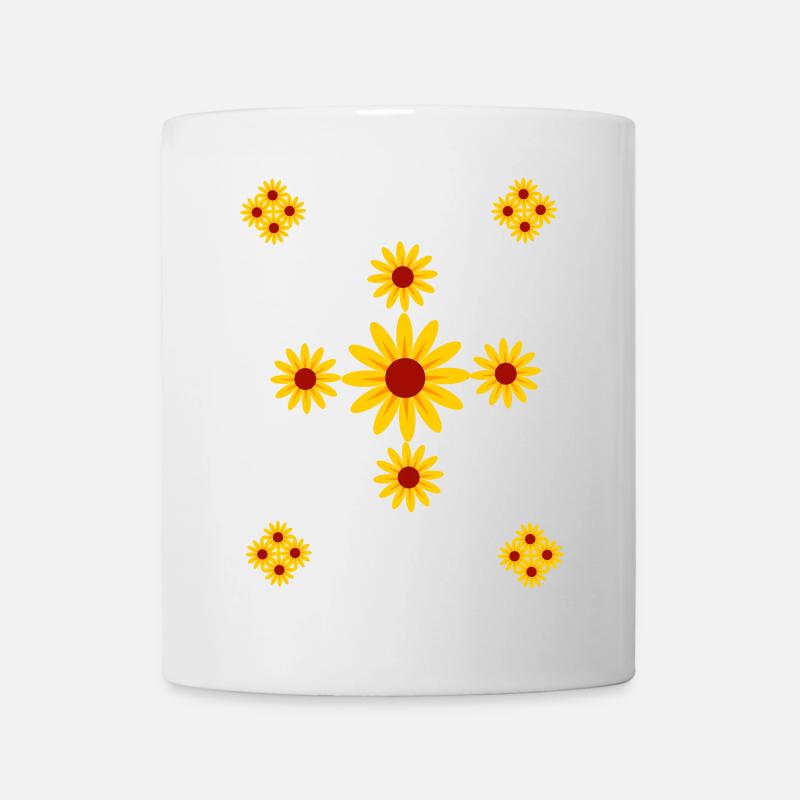 Sunflower flowers - Mug - white