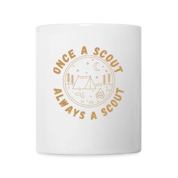 Scout un jour, scout toujours scout - T-Shirt scout - Mug blanc - blanc - Devant