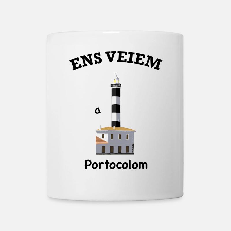 Portocolom Mallorca, Katalanisch, Wir sehen uns - Tasse - Weiß