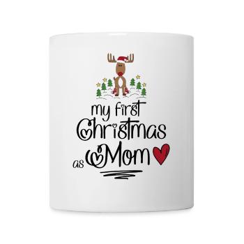 My first Christmas as Mom - Mug - white - Front