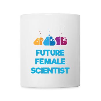 Zukünftige Wissenschaftlerin - Tasse - Weiß - Vorne