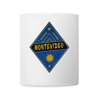 Montevideo Uruguay Vintage Design - Tasse - Weiß - Vorne