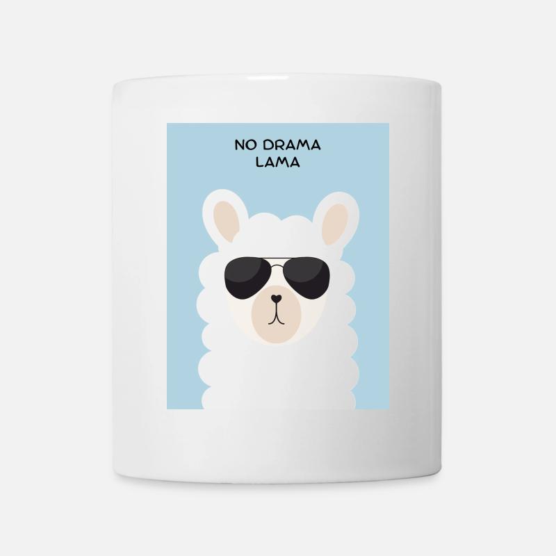 Lunettes de soleil No Drama Llama - Mug blanc - blanc