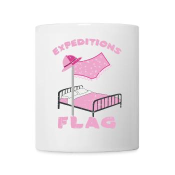 Expeditions Flagge Unterhose - Tasse - Weiß - Vorne
