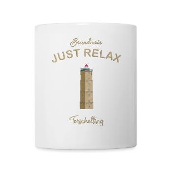 Terschelling, Just Relax , Nordseeinsel - Tasse - Weiß - Vorne