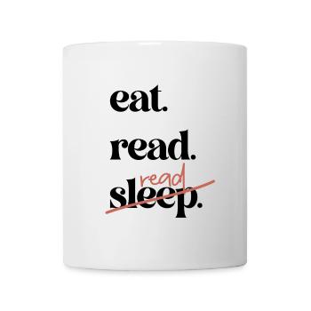 eat, read, read - Mug - white - Front