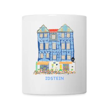 Idstein, point de repère Schiefes Haus, Allemagne - Mug blanc - blanc - Devant