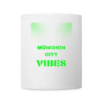 München City Vibes - Disco, Techno, Party, Club - Tasse - Weiß - Vorne