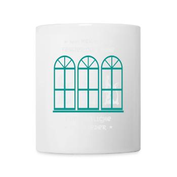Fitnessstudio mit Fensterlosen Räumen - Tasse - Weiß - Vorne
