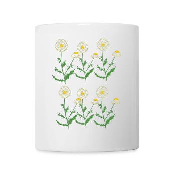 kamille - Tasse - Weiß - Vorne
