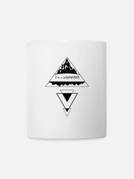 Je suis un Waundara - Je suis un vagabond, dialecte - Mug blanc - blanc