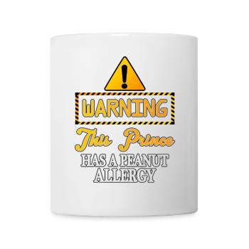 Dieser Prinz hat eine Erdnussallergie - Tasse - Weiß - Vorne