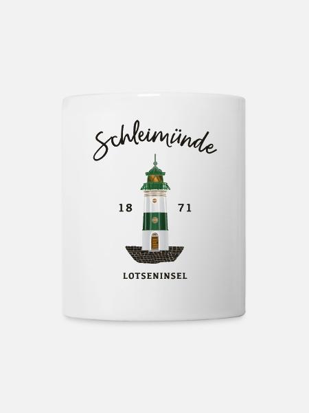 Kappeln, Leuchtturm Schleimünde, Schlei / Ostsee - Tasse - Weiß