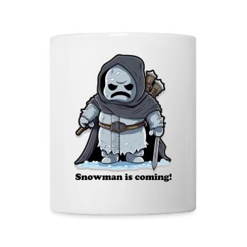 Snowman is coming - Tasse - Weiß - Vorne