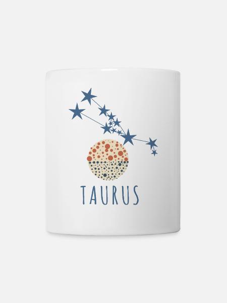 Das Sternbild Stier - Tasse - Weiß