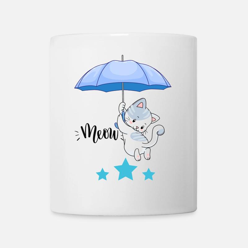 Meow - Tasse - Weiß