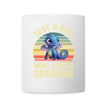 Drache Drachen - Tasse - Weiß - Vorne
