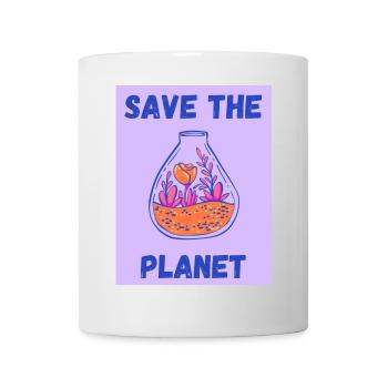 ECOLOGY. PLANET. NATURE. GARDEN. TREE. FLOWER - Mug - white - Front