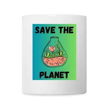 PLANET. EARTH DAY. ECOLOGY. PLANET. BIO - Mug - white - Front