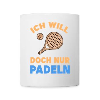 Player Racket Tournament Statement Sport Balls - Mug - white - Front