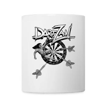Fléchettes avec Darzan - Mug blanc - blanc - Devant
