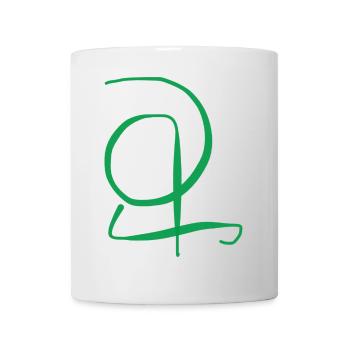 Geschenkidee für Kalligraphieliebhaber - Tasse - Weiß - Vorne