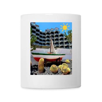 EC Holidays I Travel I Gran Canaria I Boat I Espagne - Mug blanc - blanc - Devant