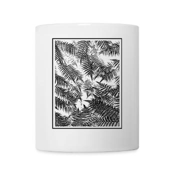 Fougère Végétale - Mug blanc - blanc - Devant